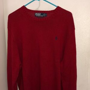 Polo Ralph Lauren Red Long sleeve Sweater XL